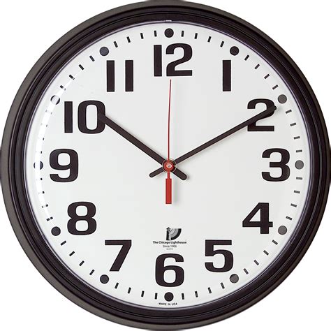 chicago clock with seconds.